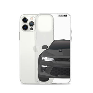 Gray 6th Gen Camaro SS - iPhone Case