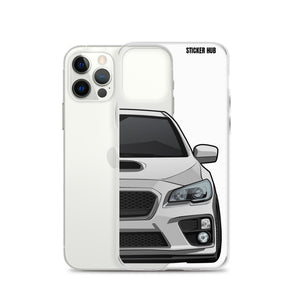 Silver 15-17 Subaru WRX STI - iPhone Case