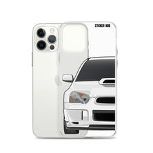 Load image into Gallery viewer, White 03-05 Subaru WRX STI - iPhone Case