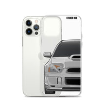 Load image into Gallery viewer, Silver 03-05 Subaru WRX STI - iPhone Case