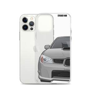 Crystal Grey 06-07 Subaru WRX STI - iPhone Case