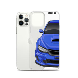 WR Blue 09-14 Subaru WRX STI - iPhone Case