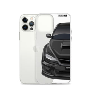 Black 09-14 Subaru WRX STI - iPhone Case