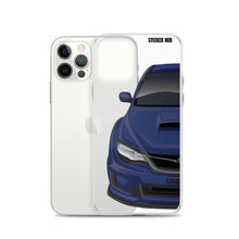 Load image into Gallery viewer, Plasma Blue 09-14 Subaru WRX STI - iPhone Case