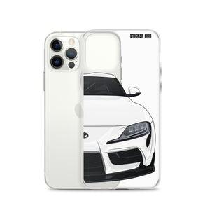 White MKV Toyota Supra - iPhone Case