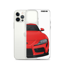 Load image into Gallery viewer, Renaissance Red MKV Toyota Supra - iPhone Case