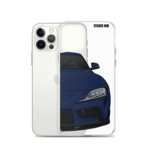 Downshift Blue MKV Toyota Supra - iPhone Case