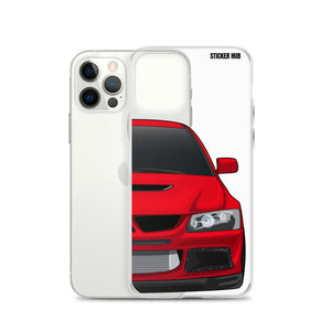 Red Mitsubishi Evo - iPhone Case