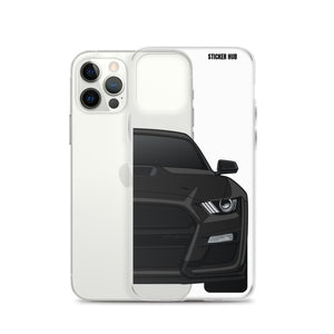 Black 20+ Mustang GT500 - iPhone Case