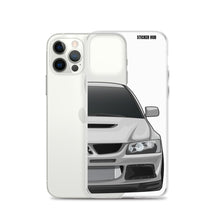 Load image into Gallery viewer, Silver Mitsubishi Evo - iPhone Case