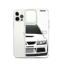 Load image into Gallery viewer, White Mitsubishi Evo - iPhone Case