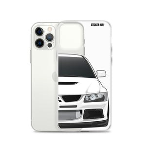 White Mitsubishi Evo - iPhone Case