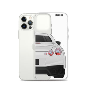 White R35 Nissan GTR - iPhone Case