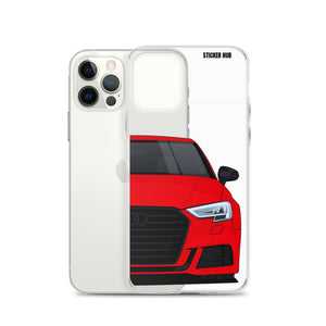 Tango Red B9 Audi S3 - iPhone Case