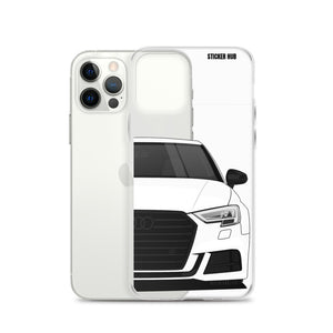 White B9 Audi S3 - iPhone Case