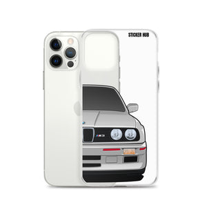 Silver BMW E30 - iPhone Case