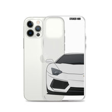 Load image into Gallery viewer, Silver Lamborghini Aventadoor - iPhone Case