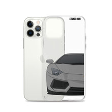 Load image into Gallery viewer, Gray Lamborghini Aventadoor - iPhone Case