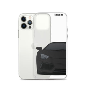 Black Lamborghini Aventadoor - iPhone Case