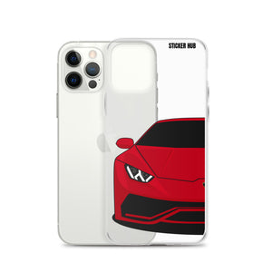 Red Lamborghini Huracan - iPhone Case