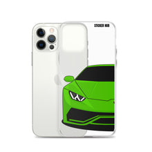 Load image into Gallery viewer, Green Lamborghini Huracan - iPhone Case