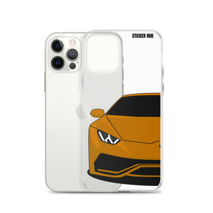 Orange Lamborghini Huracan - iPhone Case