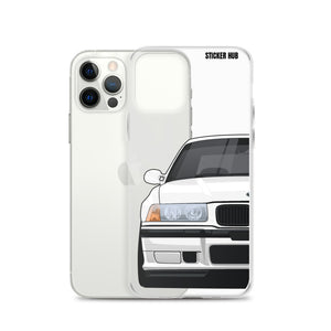 White BMW E36 - iPhone Case