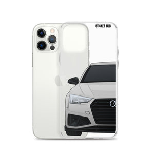 Silver B9 Audi S4 "Facelift" - iPhone Case