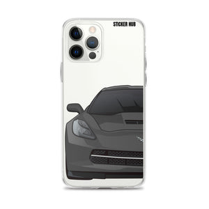 Gray C7 Corvette Stingray - iPhone Case