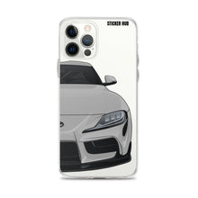 Load image into Gallery viewer, Silver MKV Toyota Supra - iPhone Case