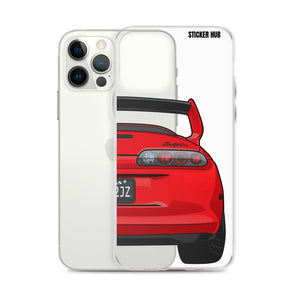 Red Toyota Supra - iPhone Case