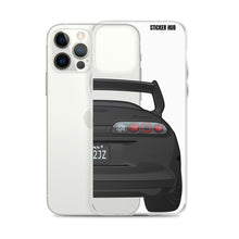 Load image into Gallery viewer, Black Toyota Supra - iPhone Case