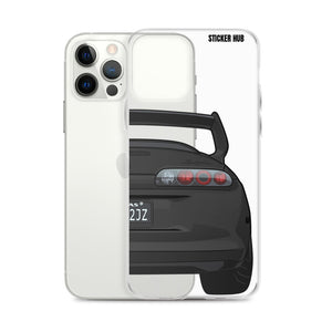 Black Toyota Supra - iPhone Case