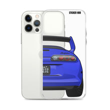 Load image into Gallery viewer, Blue Toyota Supra - iPhone Case