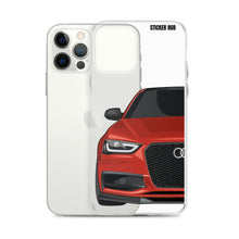 Load image into Gallery viewer, Volcano Red B8.5 Audi S4 - iPhone Case