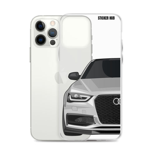 Silver B8.5 Audi S4 - iPhone Case