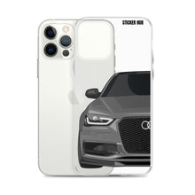 Load image into Gallery viewer, Monsoon Gray B8.5 Audi S4 - iPhone Case