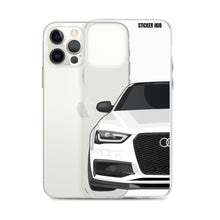 Load image into Gallery viewer, White B8.5 Audi S4 - iPhone Case