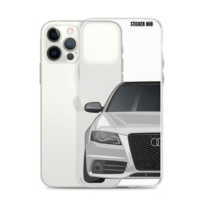 Silver B8 Audi S4 - iPhone Case