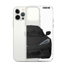 Load image into Gallery viewer, Black C8 Corvette - iPhone Case