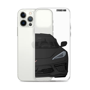 Black C8 Corvette - iPhone Case