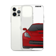 Load image into Gallery viewer, Crystal Red C7 Corvette Stingray - iPhone Case