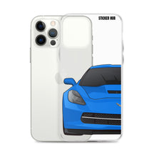 Load image into Gallery viewer, Laguna Blue C7 Corvette Stingray - iPhone Case