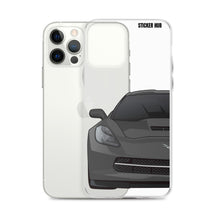 Load image into Gallery viewer, Gray C7 Corvette Stingray - iPhone Case