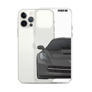 Gray C7 Corvette Stingray - iPhone Case