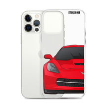 Load image into Gallery viewer, Torch Red C7 Corvette Stingray - iPhone Case