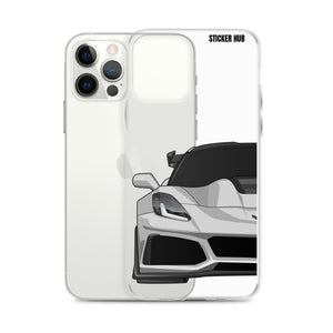 Silver C7 Corvette Zr1 - iPhone Case