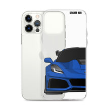 Load image into Gallery viewer, Elkhart Blue C7 Corvette Zr1 - iPhone Case