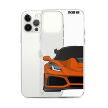 Load image into Gallery viewer, Orange C7 Corvette Zr1 - iPhone Case