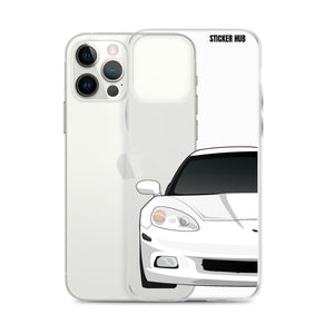 White C6 Corvette - iPhone Case